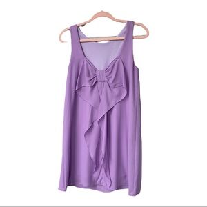 Everly Dress Purple w/ Large Bow on Back